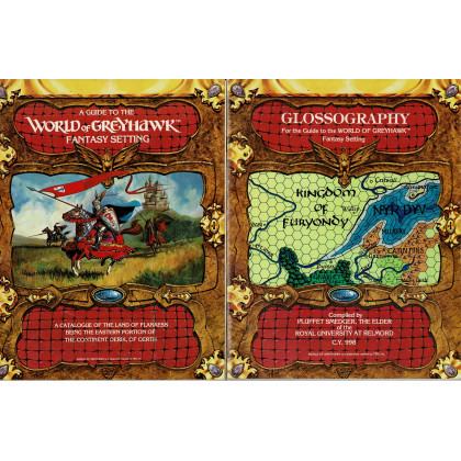 World of Greyhawk - 2 livrets Fantasy Game Setting (jdr AD&D 1ère édition en VO) 004