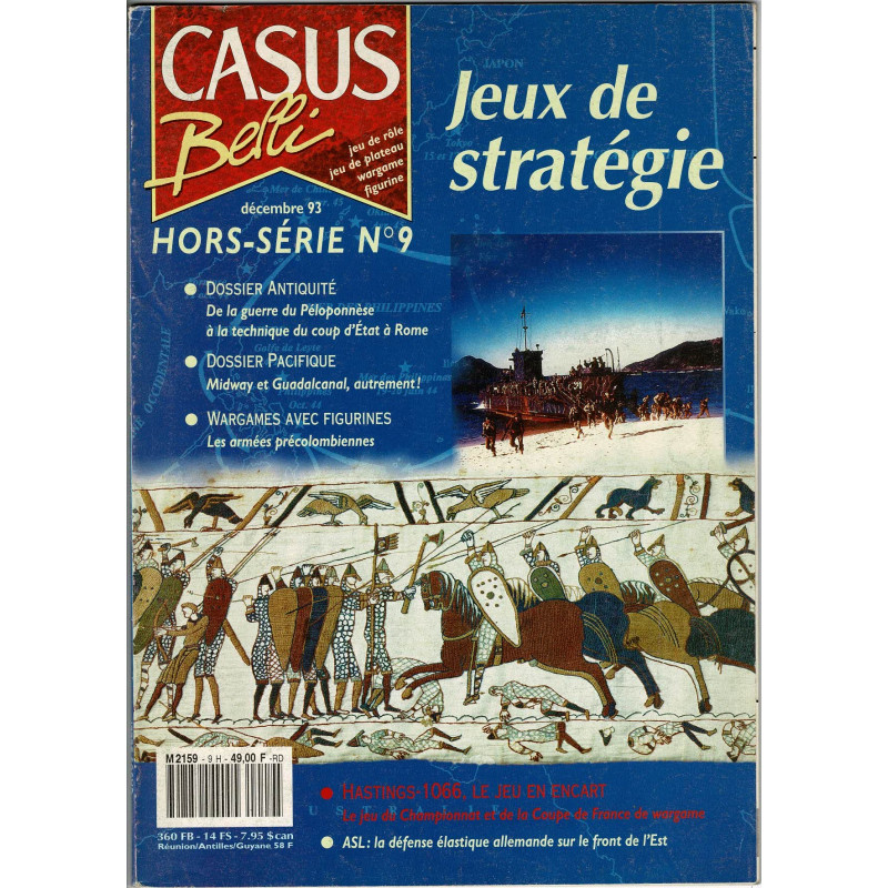 JDR JEU DE ROLE CASUS BELLI V1 N°49 FEVRIER MARS 1989 POSTER INCLUS