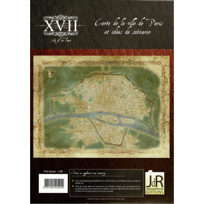 Carte de la ville de Paris et idées de scénario (jdr XVII - Au fil de l'âme en VF) 001