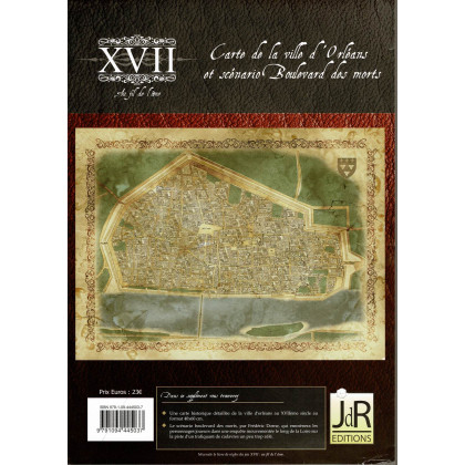 Carte de la ville d'Orléans et scénario Boulevard des morts (jdr XVII - Au fil de l'âme en VF) 001