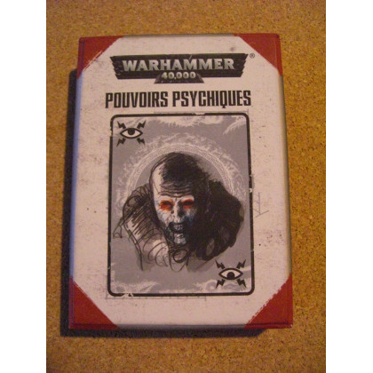 Pouvoirs Psychiques - Boîte de 50 cartes (jeu figurines Warhammer 40,000 en VF) 001