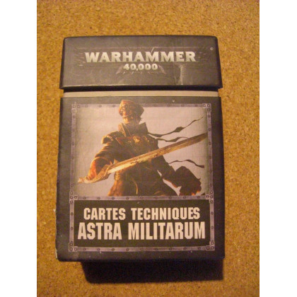 Cartes techniques Astra Militarum - Boîte de 89 cartes (jeu figurines Warhammer 40,000 en VF) 001