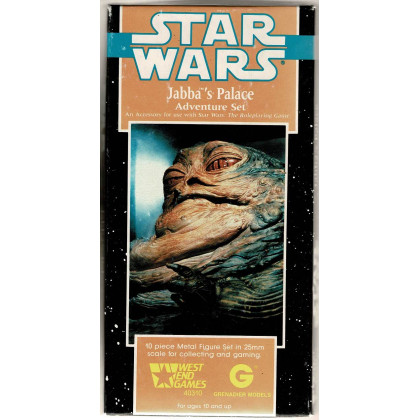 Jabba's Palace - Adventure Set (figurines jdr Star Wars D6 en VO) 001