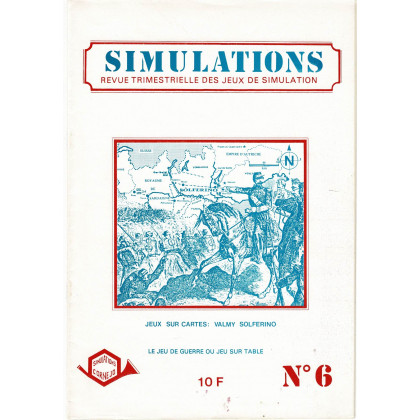 Simulations N° 6 - Revue trimestrielle des jeux de simulation (revue Cornejo wargames en VF) 001