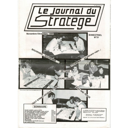 Le Journal du Stratège N° 31 (revue de jeux d'histoire & de wargames) 002