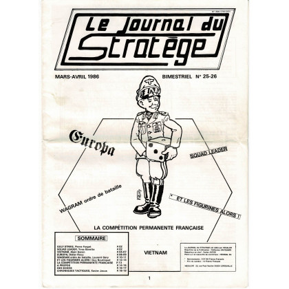 Le Journal du Stratège N° 25-26 (revue de jeux d'histoire & de wargames) 002