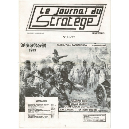 Le Journal du Stratège N° 21-22 (revue de jeux d'histoire & de wargames) 002