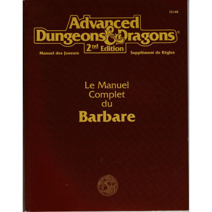 Le Manuel Complet du Barbare (jdr AD&D 2e édition en VF) 002