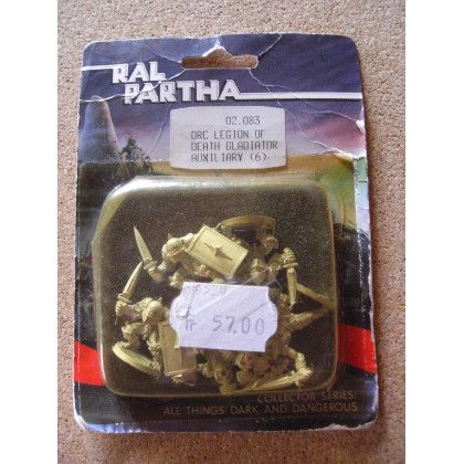 Orc Legion of Death - Gladiator Auxiliary (blister de figurines Fantasy Ral Partha) 001