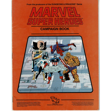Marvel Super Heroes - Campaign Book (jdr TSR en VO) 001