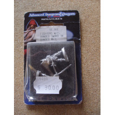 Fighters with 2-Handed Sword in Banded Mail (blister figurines AD&D Miniatures de Ral Partha)