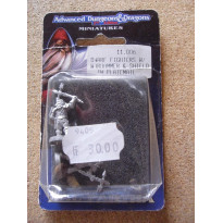 Dwarf Fighters with Warhammer & Shield in Platemail (blister figurines AD&D Miniatures de Ral Partha)