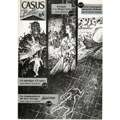 Casus Belli N° 84 - Encart de scénarios (magazine de jeux de rôle) 001