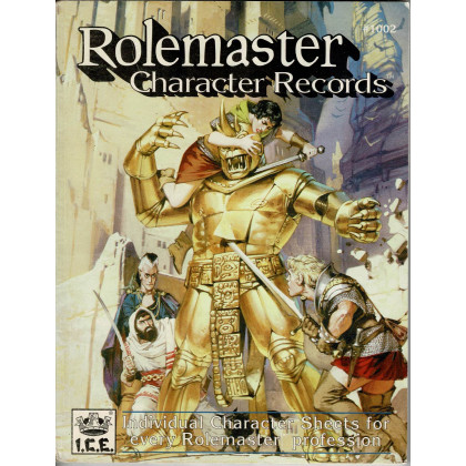 Rolemaster Character Records (jdr Rolemaster en VO) 001