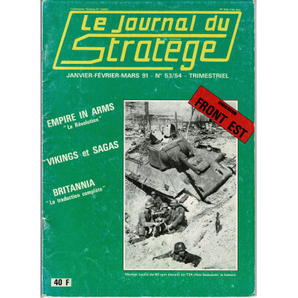 Le Journal du Stratège N° 53-54 (revue de jeux d'histoire & de wargames) 001