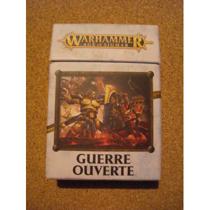 Guerre Ouverte - Paquet de cartes (jeu figurines Warhammer Age of Sigmar en VF) 001