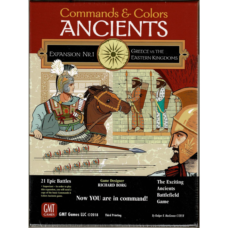 Commands &amp; Colors Ancients - Expansion Nr. 1 (wargame 3rd Printing de ...