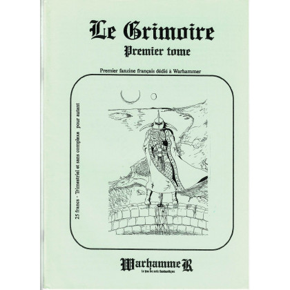 Le Grimoire N° 1 - Premier Tome (fanzine jdr Warhammer 1ère édition en VF) 001