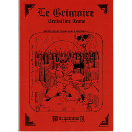 Le Grimoire N° 3 - Troisième Tome (fanzine jdr Warhammer 1ère édition en VF) 001