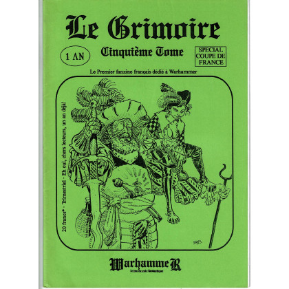 Le Grimoire N° 5 - Cinquième Tome (fanzine jdr Warhammer 1ère édition en VF) 001