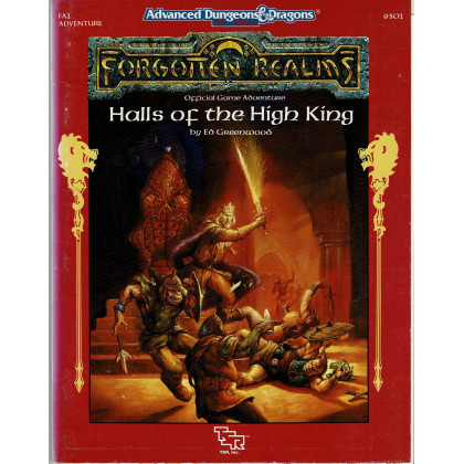 FA1 Halls of the High King (jdr AD&D 2nd édition - Forgotten Realms en VO) 001