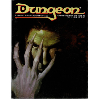 Dungeon N° 50 (magazine de jeux de rôle TSR en VO) 001