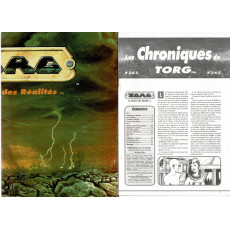 Torg La Guerre des Réalités - L'écran de jeu & Les Chroniques de Torg 3-4-5 (jdr Jeux Descartes en VF)