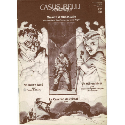 Casus Belli N° 58 - Encart de scénarios (premier magazine des jeux de simulation) 002