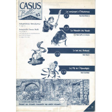 Casus Belli N° 92 - Encart de scénarios (magazine de jeux de rôle)