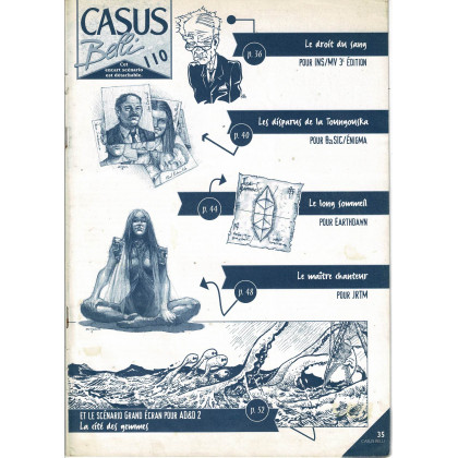 Casus Belli N° 110 - Encart de scénarios (magazine de jeux de rôle) 001