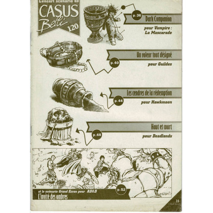 Casus Belli N° 120 - Encart de scénarios (magazine de jeux de rôle) 001