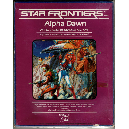 Star Frontiers Alpha Dawn - Jeu de rôle de science-fiction (jdr de TSR en VF) 001
