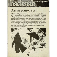 Backstab N° 38 - Encart de scénarios (le magazine des jeux de rôles)