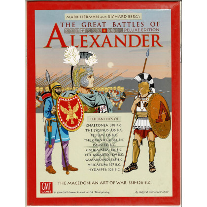 The Great Battles of Alexander Deluxe - The Macedonian Art of War 338-326 B.C. (wargame GMT en VO) 002