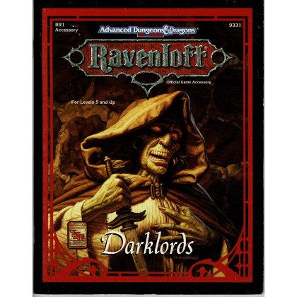 Ravenloft - RR1 Darklords (jeu de rôle AD&D 2e édition en VO) 002