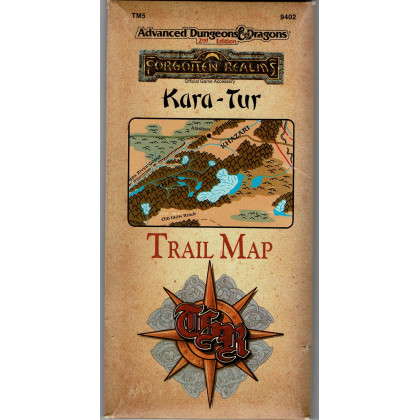TM5 Kara-Tur Trail Map (jdr AD&D 2nd édition - Forgotten Realms en VO) 001