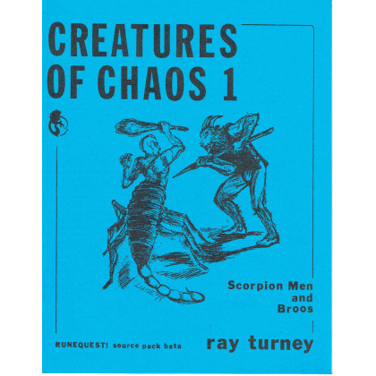 Creatures of Chaos 1 (jdr Runequest 2nd Edition de Chaosium en VO) 001