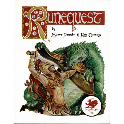 Runequest - Livre de base V2 Classic Edition (jdr Anniversaire de Chaosium en VO) 001