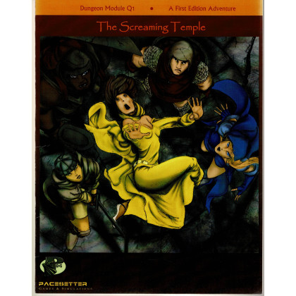 Dungeon Module Q1 - The Screaming Temple (jdr OSR en VO) 001