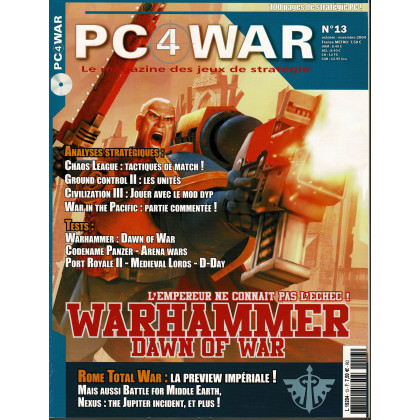 PC4WAR N° 13 (Le Magazine des Jeux de Stratégie) 001