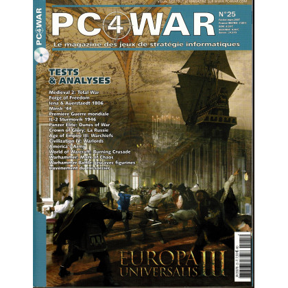 PC4WAR N° 25 (Le Magazine des Jeux de Stratégie informatiques) 001