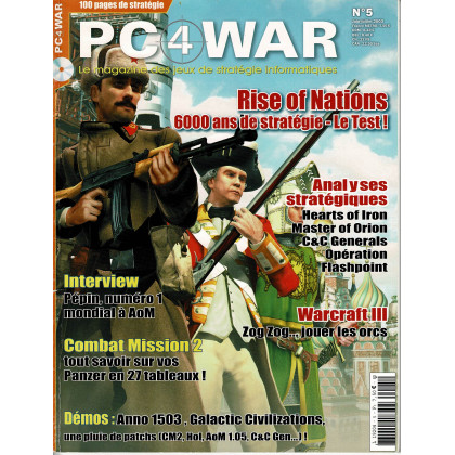 PC4WAR N° 5 (Le Magazine des Jeux de Stratégie informatiques) 001