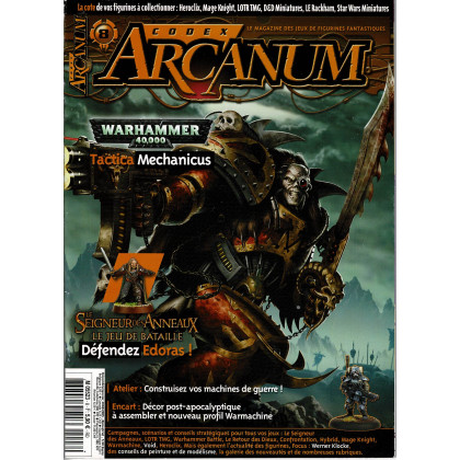 Codex Arcanum N° 8 (magazine des jeux de figurines fantastiques en VF) 003