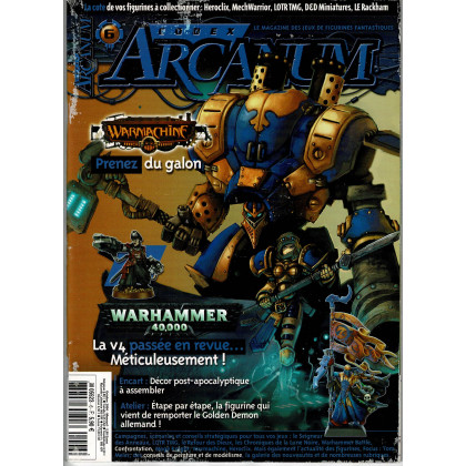 Codex Arcanum N° 6 (magazine des jeux de figurines fantastiques en VF) 001