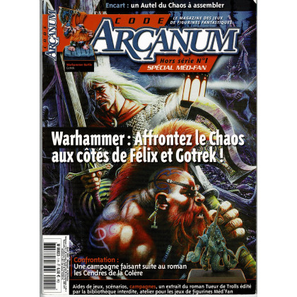 Code Arcanum N° 1 Hors-Série Spécial med-fan (le magazine des jeux de figurines fantastiques en VF) 002