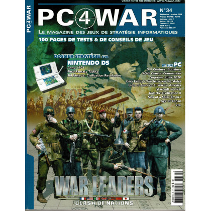 PC4WAR N° 34 (Le Magazine des Jeux de Stratégie informatiques) 001
