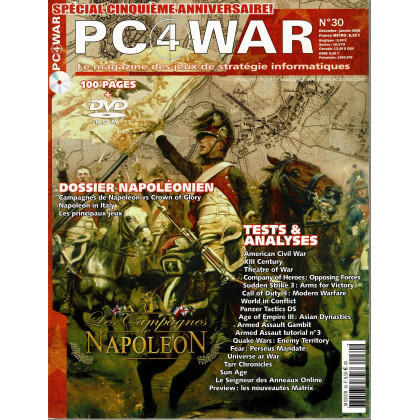 PC4WAR N° 30 (Le Magazine des Jeux de Stratégie informatiques) 001