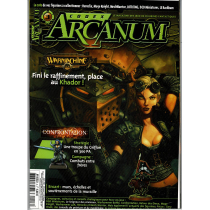 Codex Arcanum N° 3 (magazine des jeux de figurines fantastiques en VF) 002