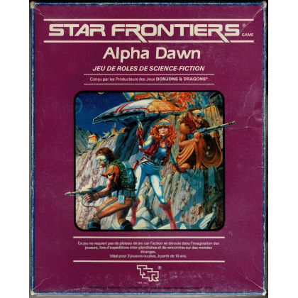 Star Frontiers Alpha Dawn - Jeu de rôle de science-fiction (jdr de TSR en VF) 002