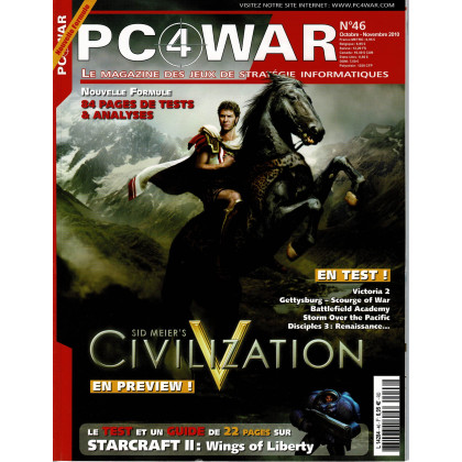 PC4WAR N° 46 (Le Magazine des Jeux de Stratégie informatiques) 001